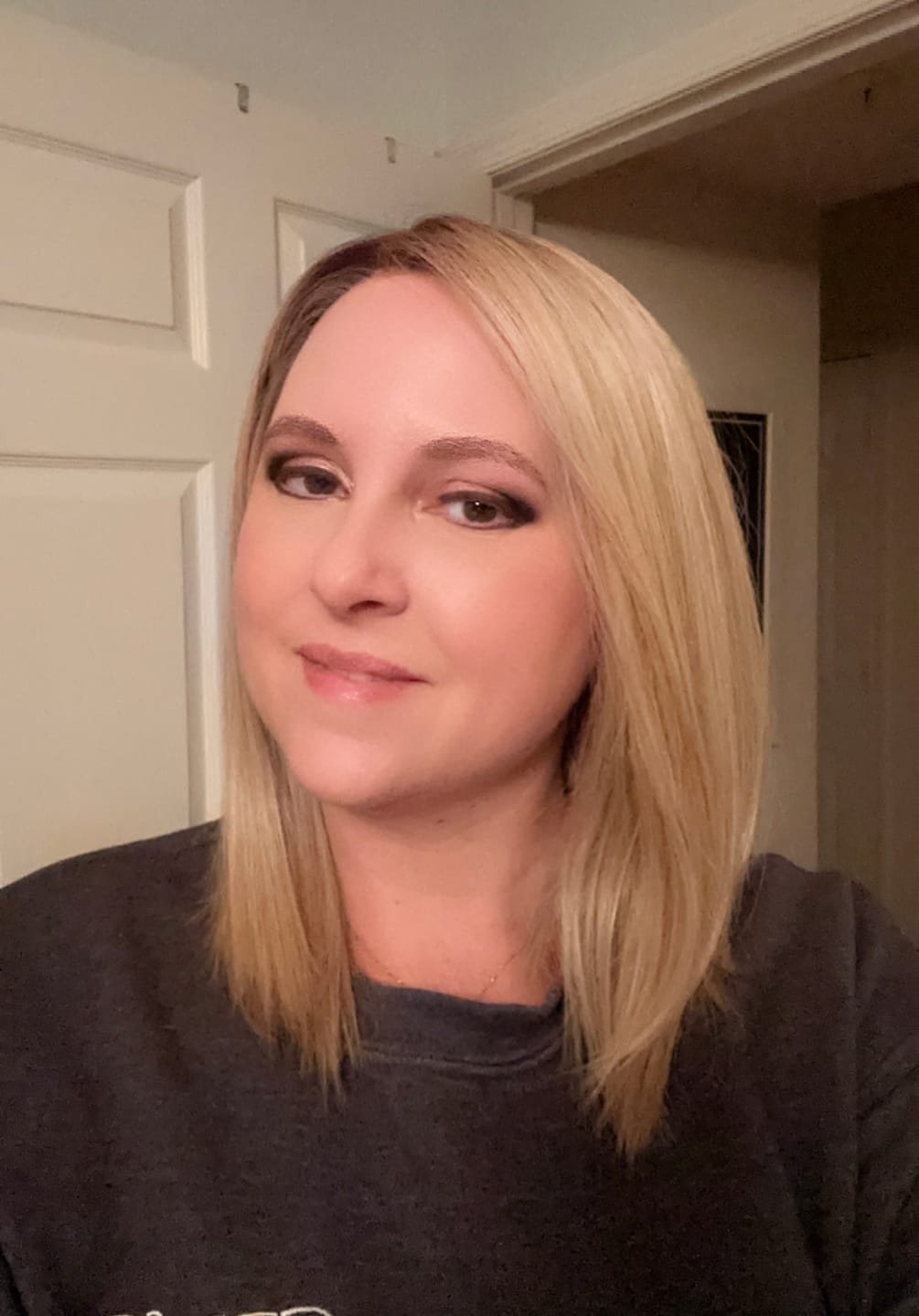Customer photo review of SHEER PERFECTION - Buttermilk Blonde