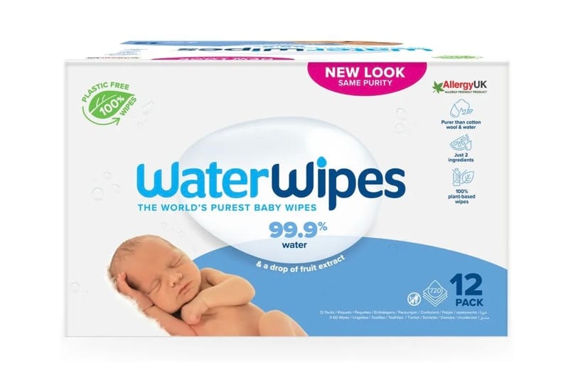 Customer photo review of Water Wipes for Newborns The World Purest - Packs of 60's / 240's / 720's