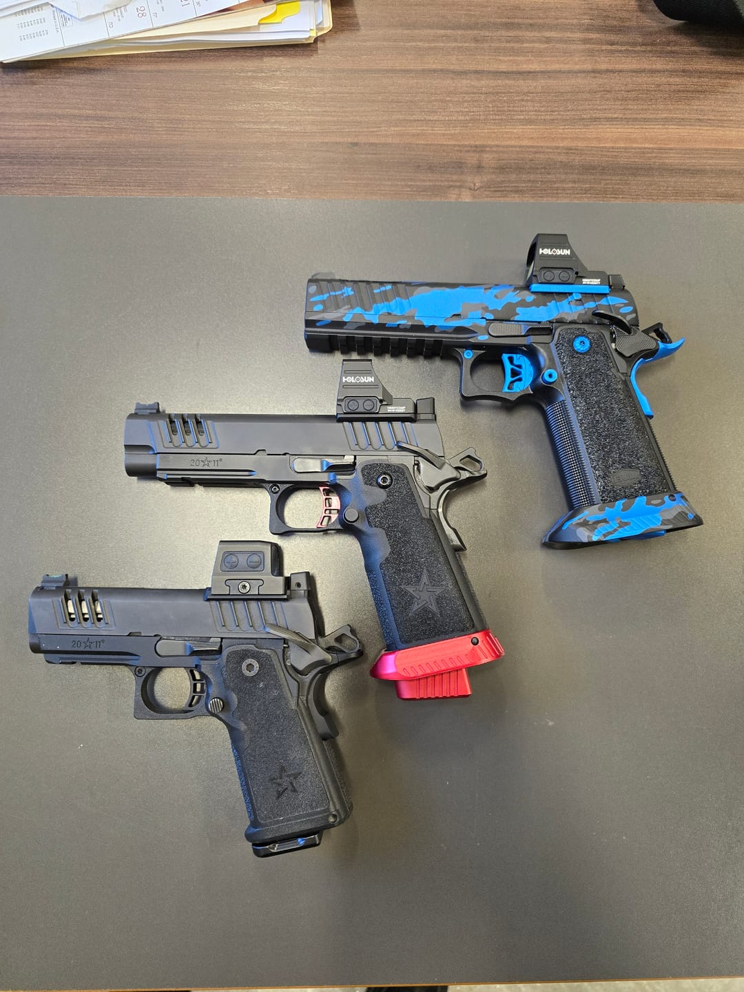 Customer photo review of STI 2011 9/38/BUL Armory | Aluminium | Double Stack Long Magazine Base Pad