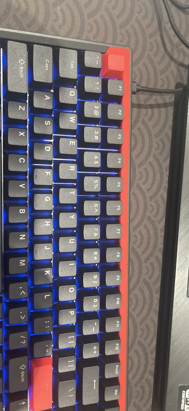 Customer photo review of DrunkDeer G75 Wired Actuation Distance Adjustable Magnetic Switch Keyboard