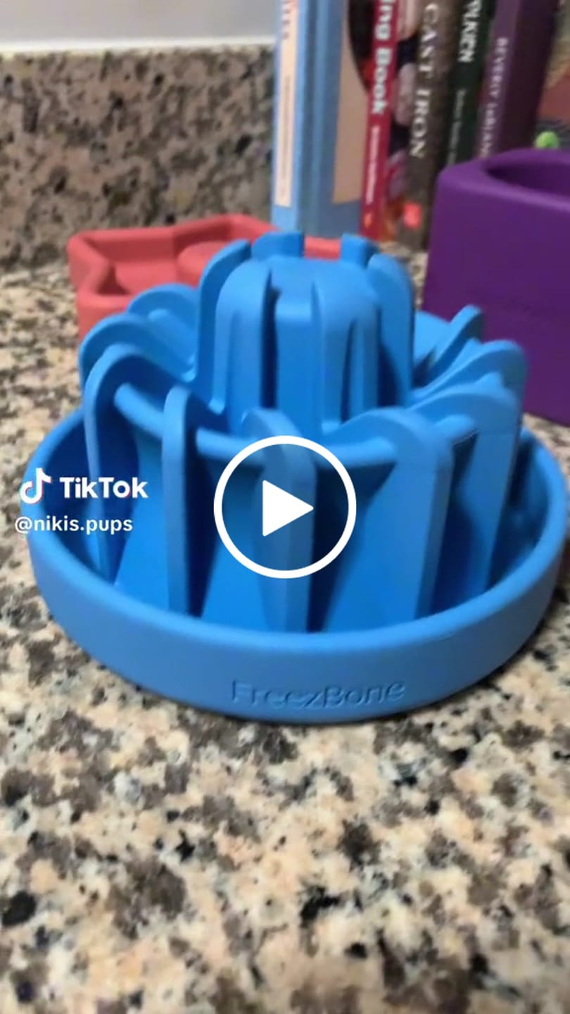 Customer video review of FreezLava Heavy-Duty Enrichment Chew