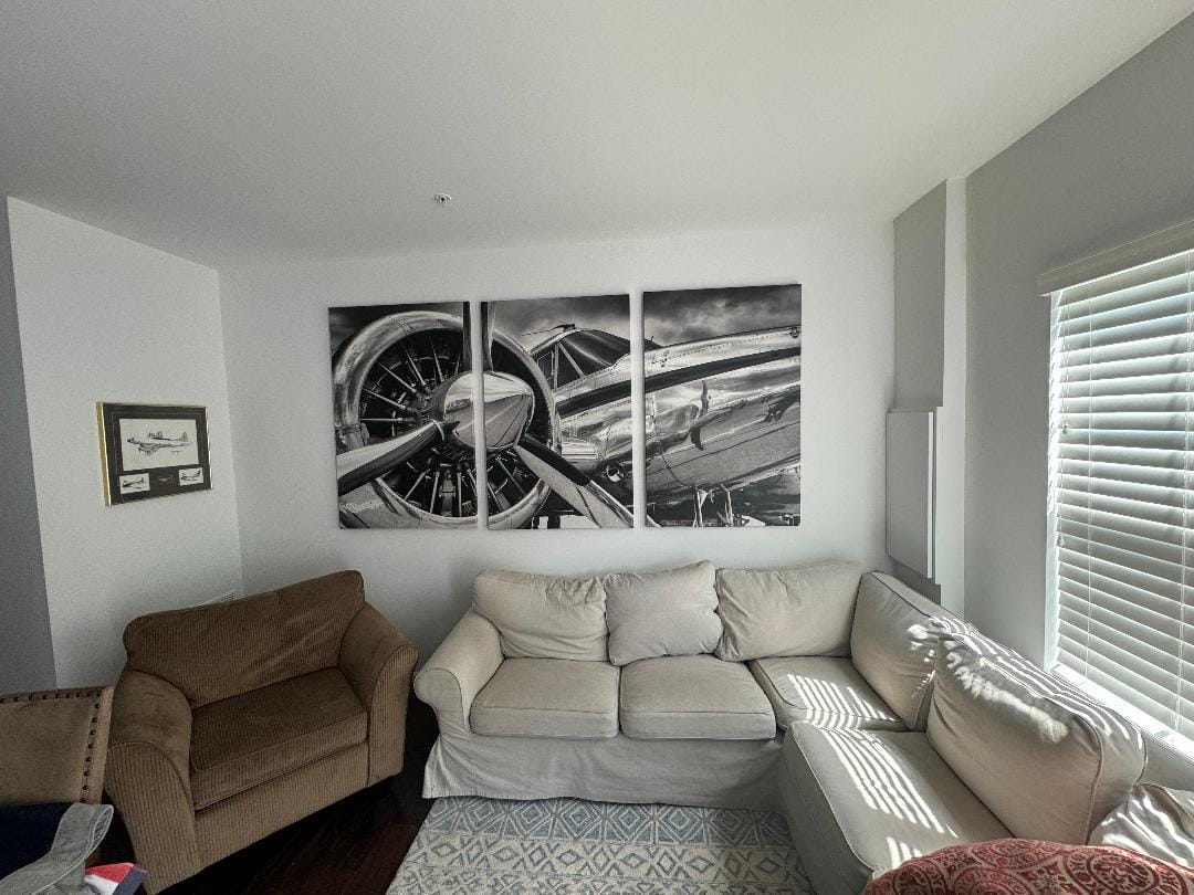 Customer photo review of Aircraft Aviation Propeller №SL734 Ready to Hang Canvas Print