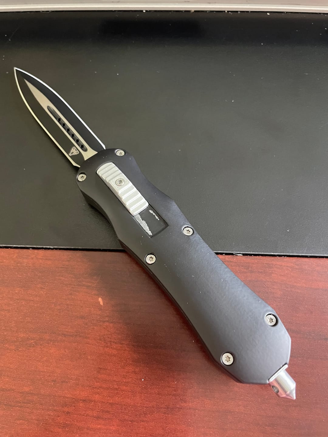Customer photo review of Black Reaper OTF Knife