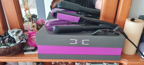 Customer photo review of BHE Hair Straightener Wide Styler - Sleek, Versatile Hair Styling