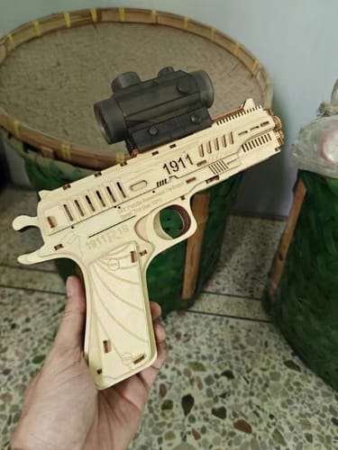 Customer photo review of M1911 3D Wooden Puzzle