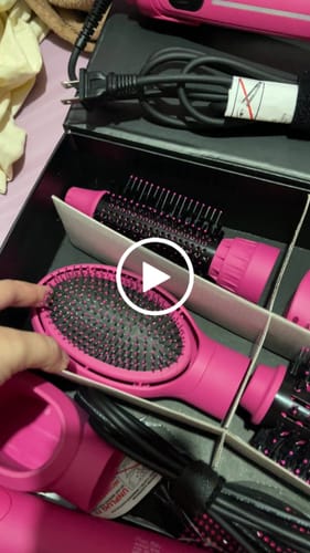 Customer video review of Plancha Profesional INFRARED  +  Cepillo 5 En 1 Diana Fletes