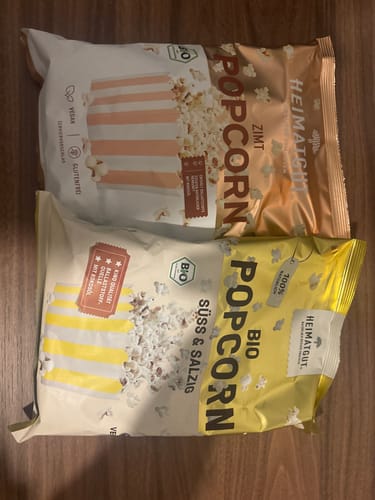 Customer photo review of Bio Popcorn Süß-Salzig