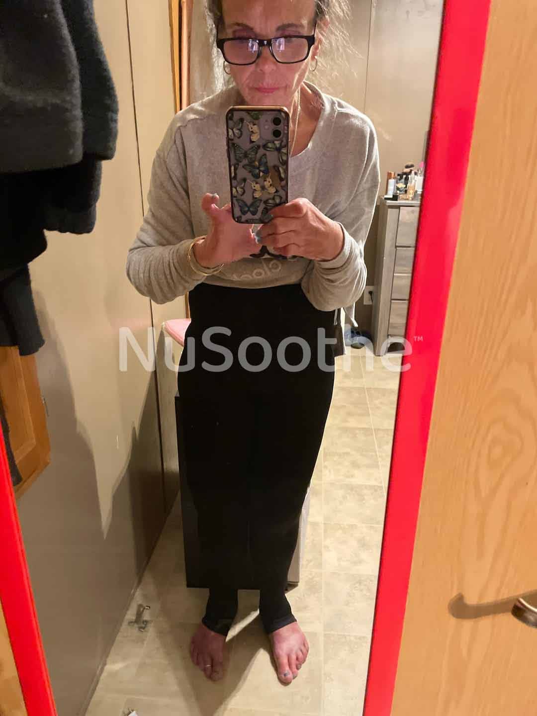 Customer photo review of NuSoothe™ High Waisted All-Day Compression Tights