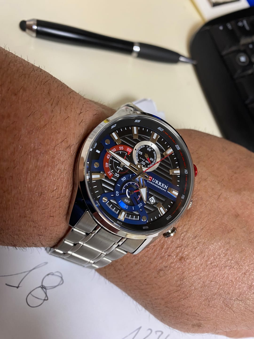 Customer photo review of Curren Ambasator® orologio uomo acciaio