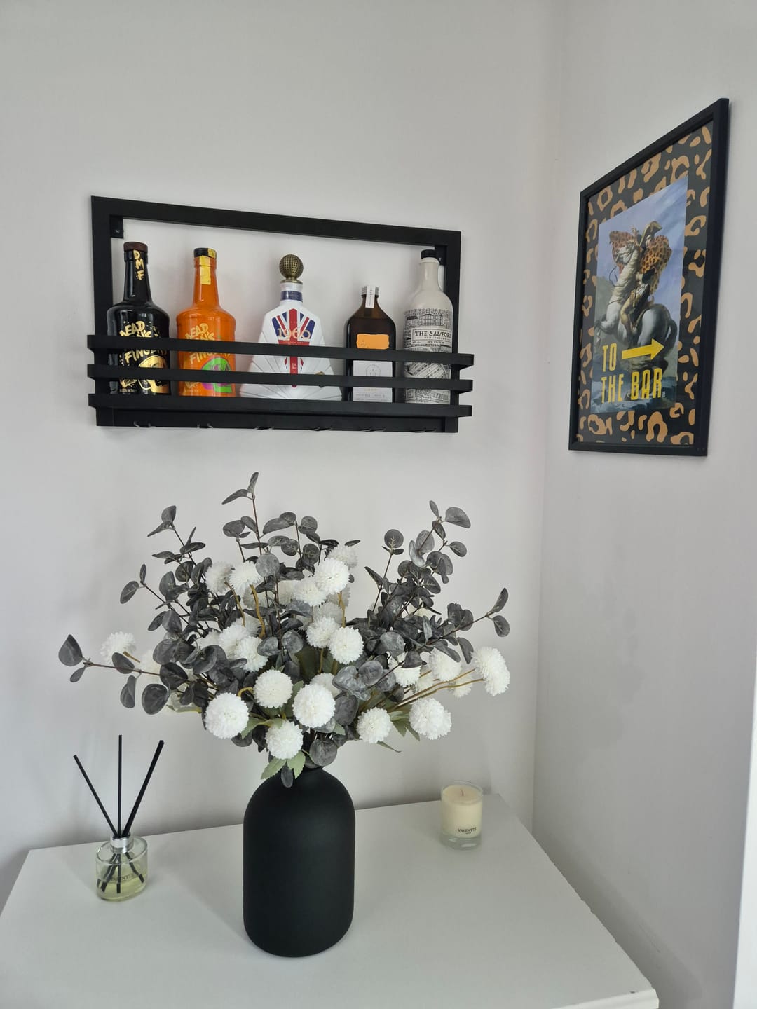 Customer photo review of Faux Arrangement - White & Green