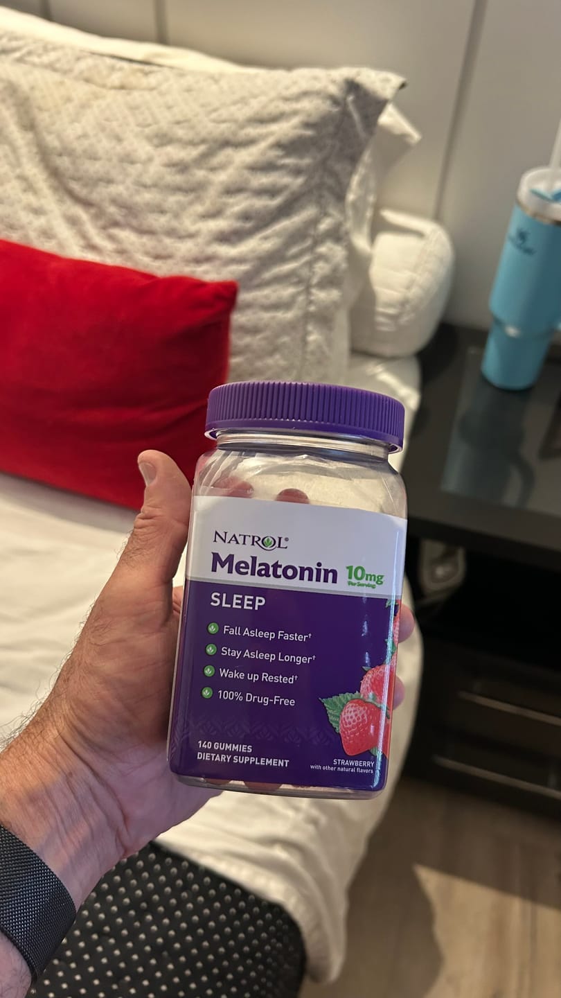 Customer photo review of Natrol Melatonina 10mg, 140 Gomas Mastigáveis de Morango
