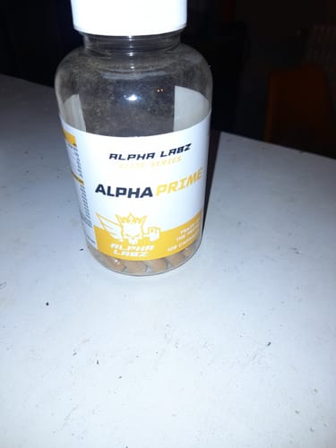 Customer photo review of Alpha Labz - Alpha Prime