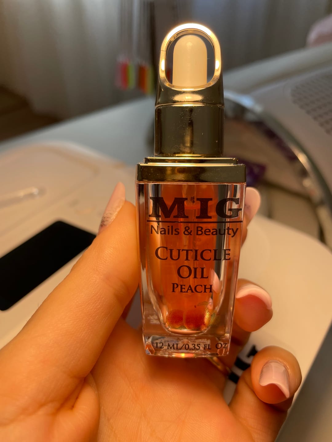 Customer photo review of Ulei Cuticule Piersica cu vitamine