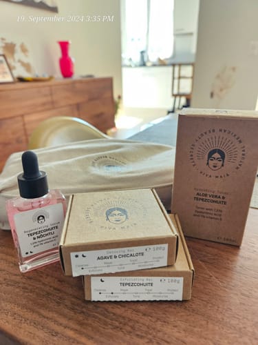 Customer photo review of Mexican Skincare Bestseller