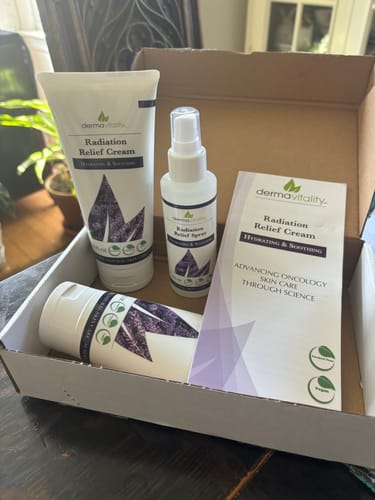 Customer photo review of Calendula Spray & Cream for Radiation Therapy Patients
