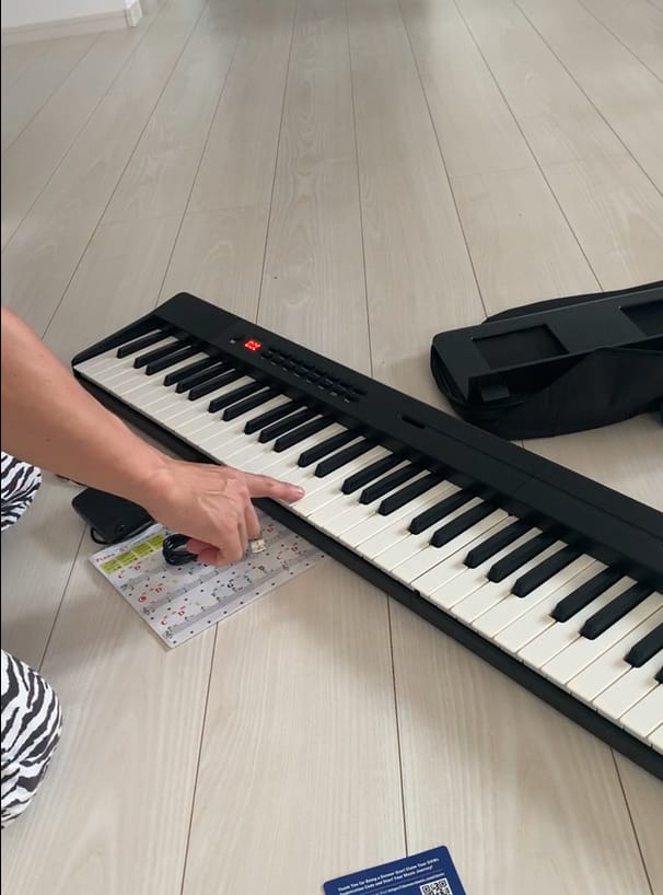 Customer photo review of Donner DP-10 Piano Électroniques Clavier portable pliable