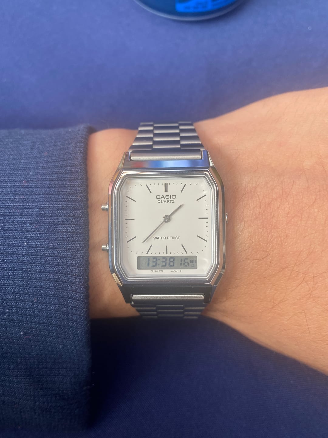 Customer photo review of Reloj Casio Vintage AQ-230A-7DMQ Análogo Digital Plateado