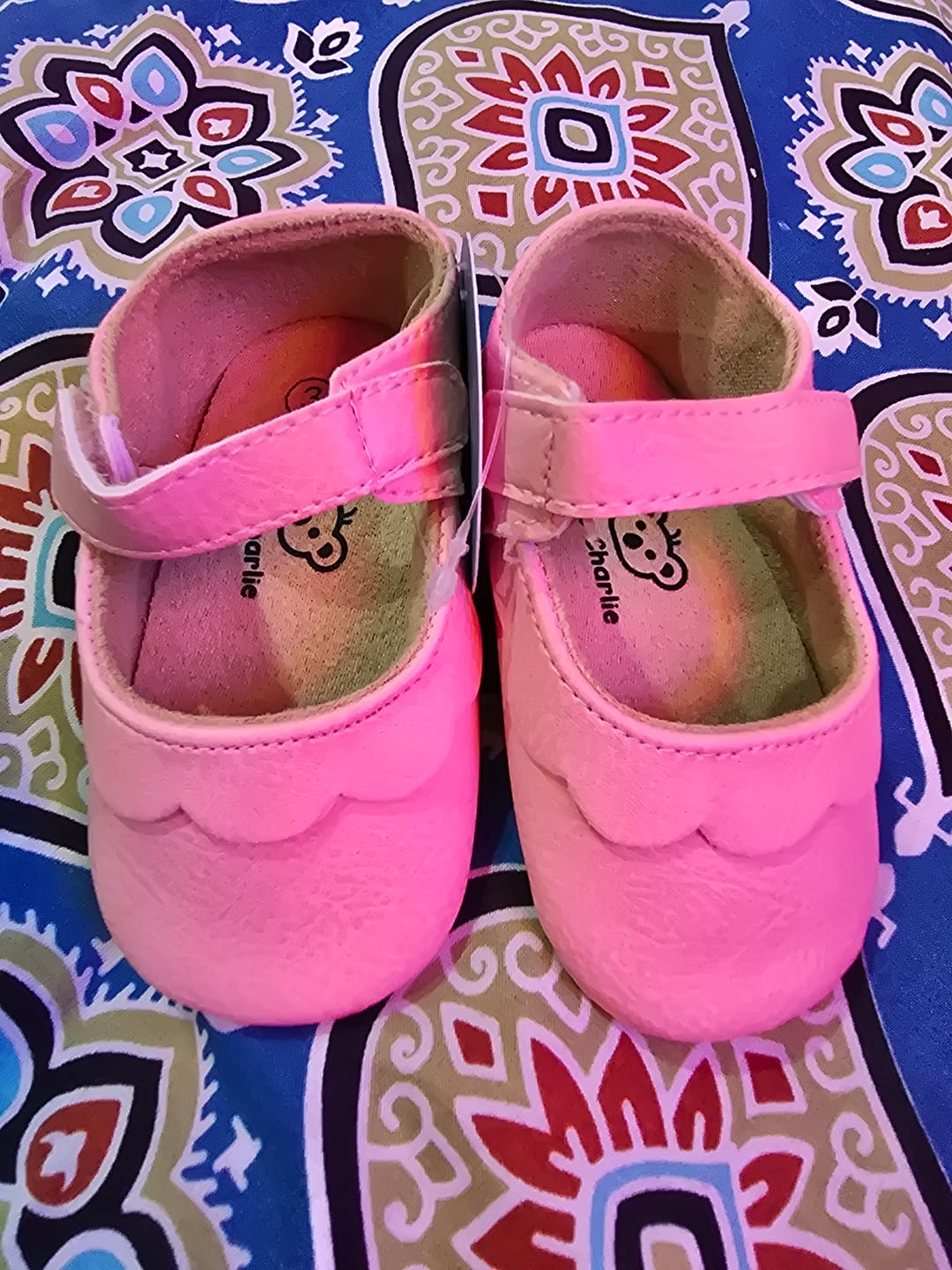 Customer photo review of Ollie Soft Sole Shoes - Pink