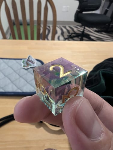 Customer photo review of Sharp Edge Mystery Dice