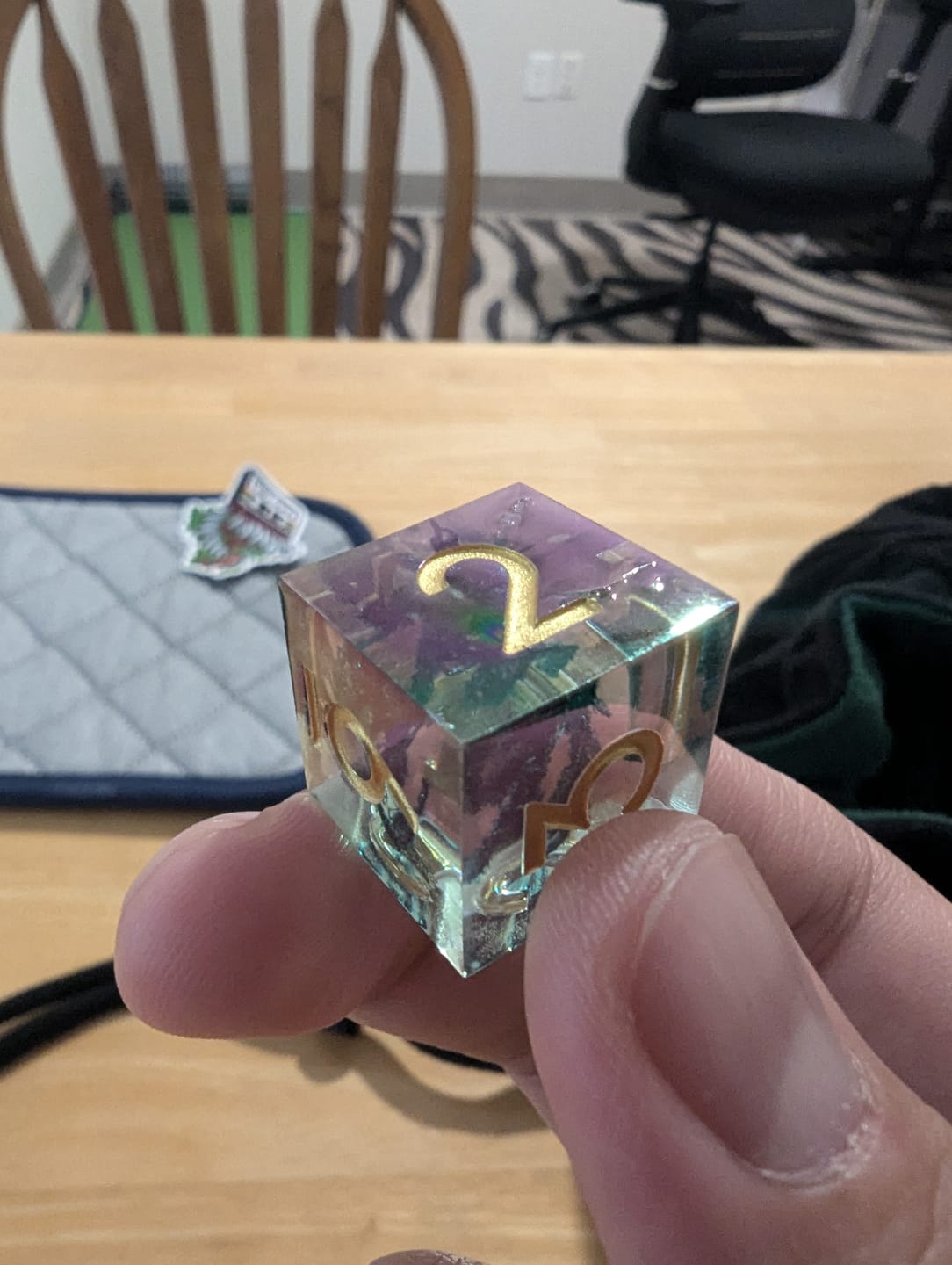 Customer photo review of Sharp Edge Mystery Dice