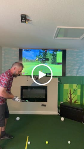 Customer video review of MICROSIM 2.0 - Home Golf Entertainment System