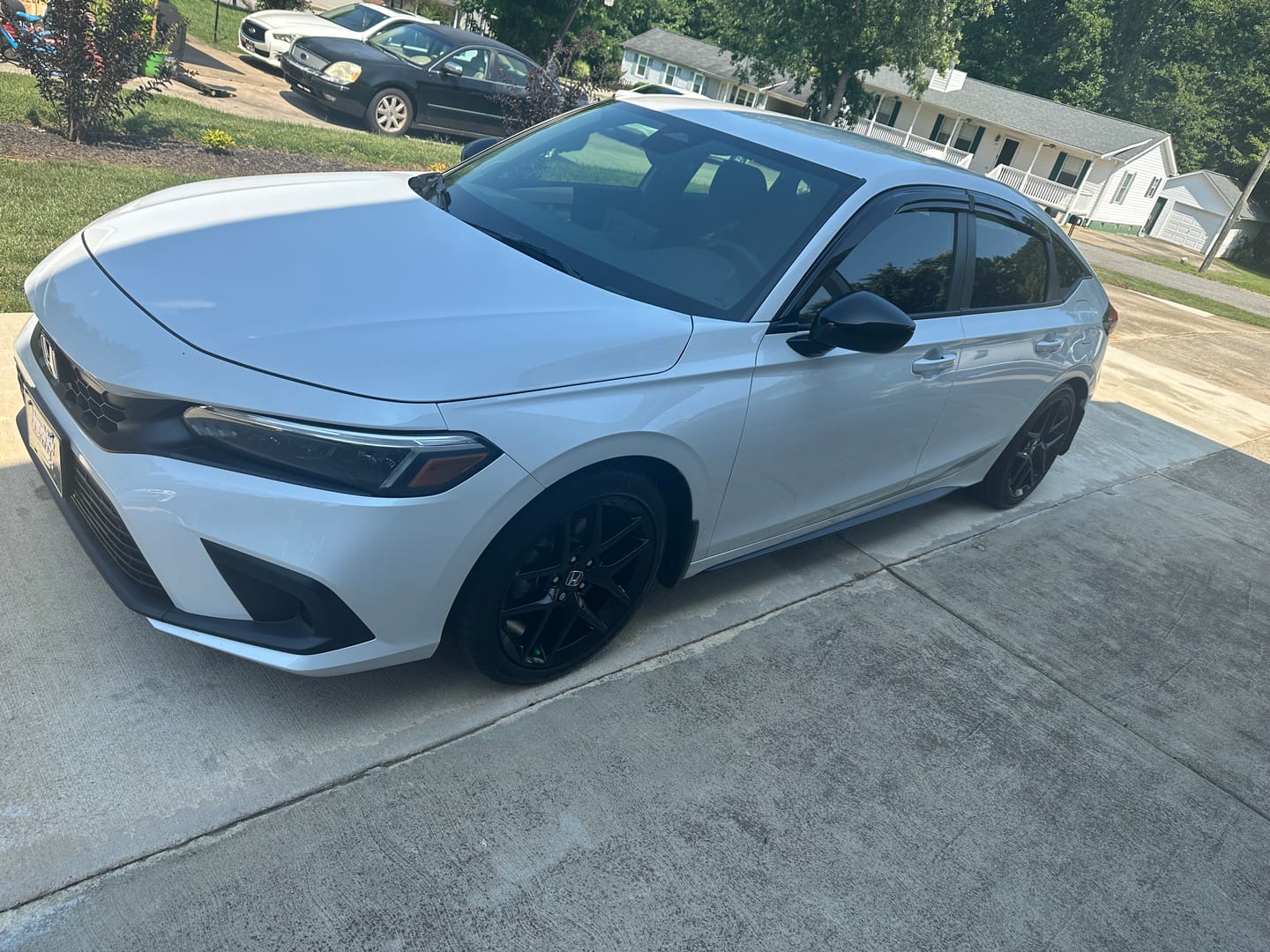 Customer photo review of 2022-Up Honda Civic Acura Integra | JDM Clip-On Side Vent Window Visors Rain Guard