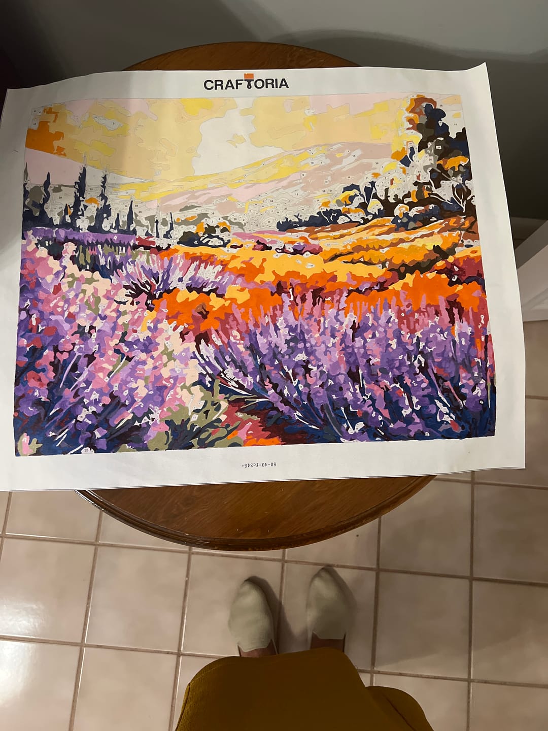 Customer photo review of Lavender Meadow Sunset
