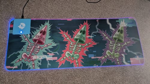 Customer photo review of Spongebob P1 -  Patrick's Skeleton Mousepad (L)