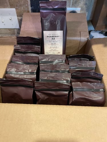 Customer photo review of Café Hacienda Doka Peaberry AA