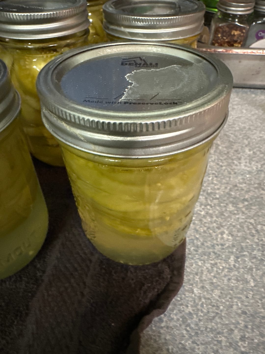 Customer photo review of Case of 20 – Denali Lids – 12 Canning Lids Per Pack – Wide Mouth