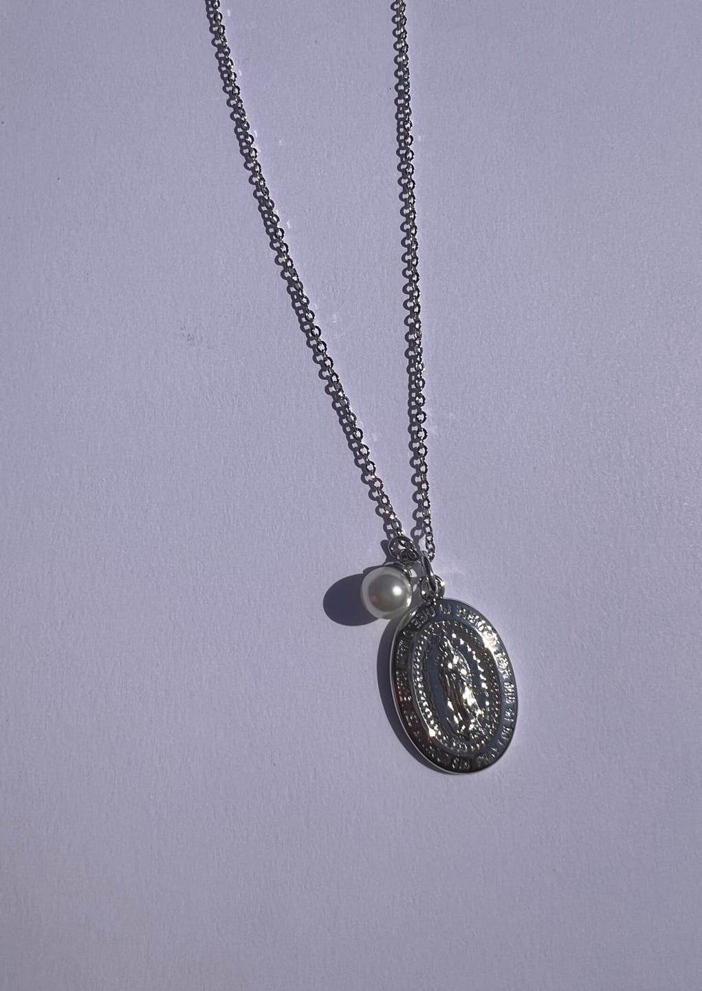 Customer photo review of Miraculous Medal Necklace