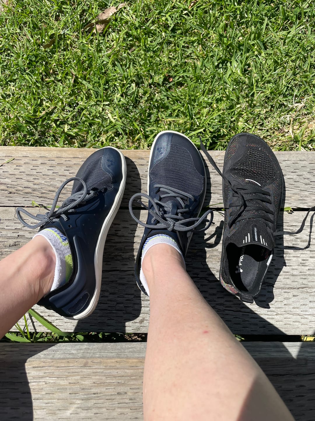 Customer photo review of Vivobarefoot Primus Lite III Womens Navy