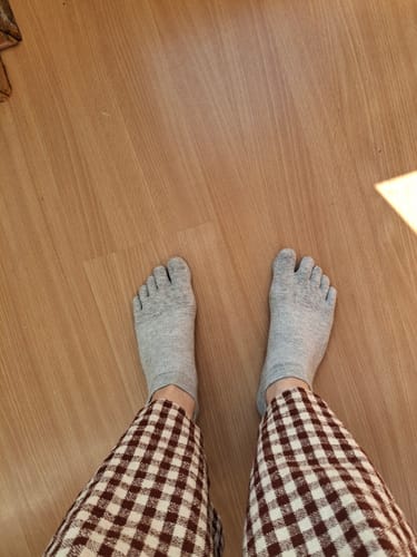 Customer photo review of Calcetines 5dedos