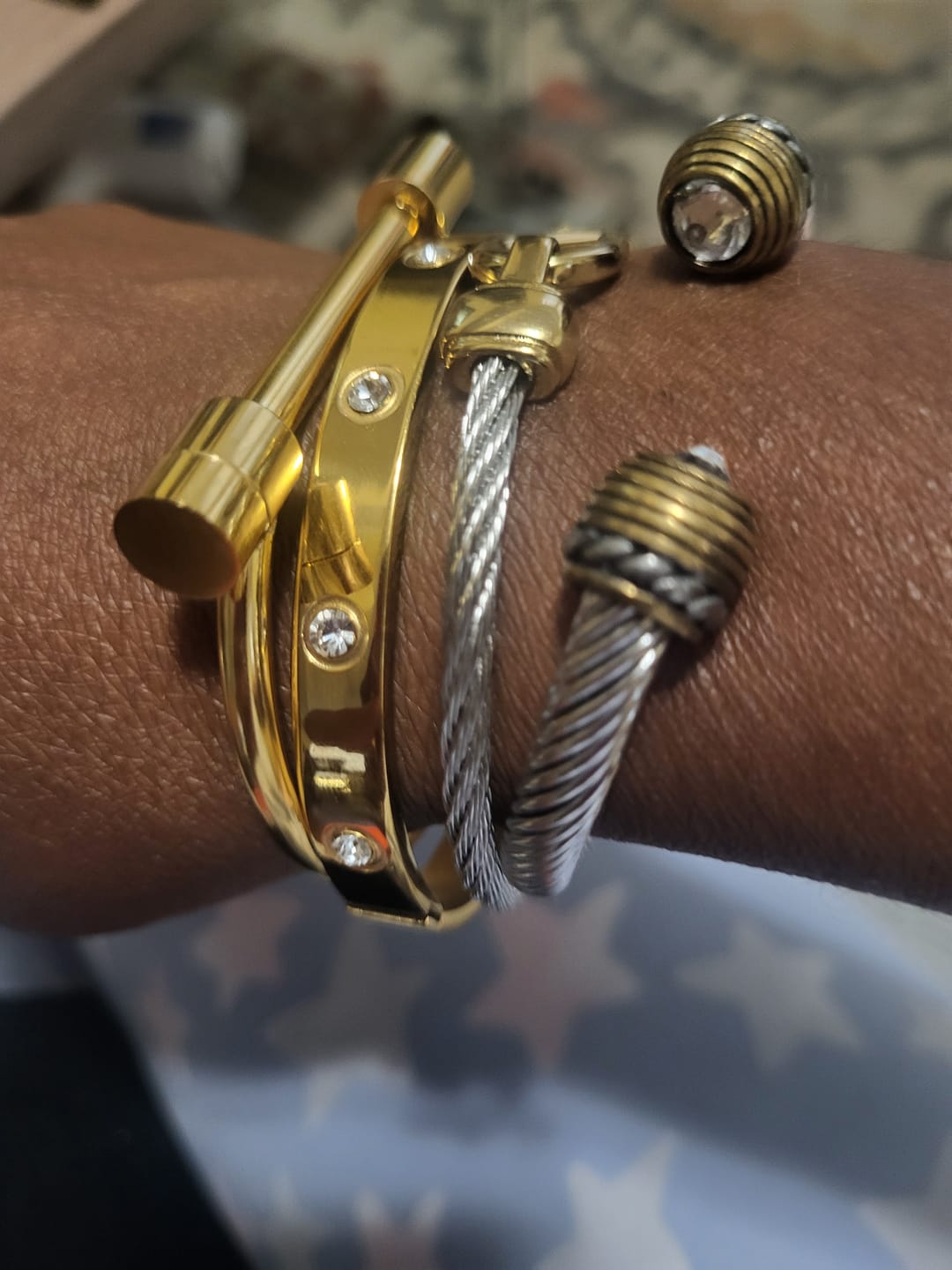 Customer photo review of Joanna Bracelet Stack