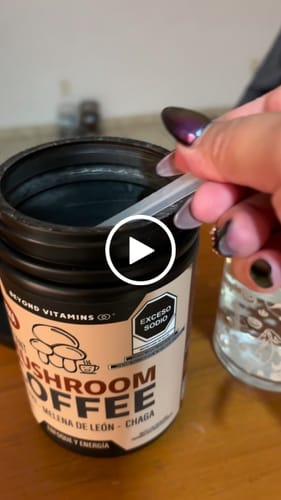 Customer video review of Café Soluble con Hongos Melena de León, Shiitake y Chaga - 27 porciones