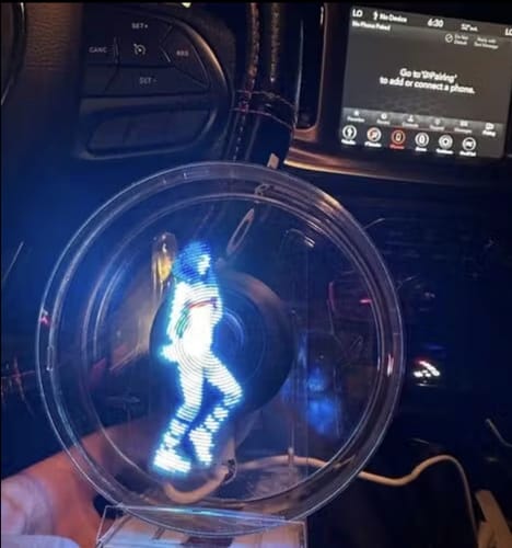 Customer photo review of LitLamp™ Holographic LED 2.0 (2024 Edition)