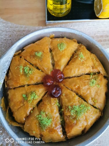 Customer photo review of Traditional Greek Baklava from Epirus – 1200g