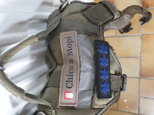 Customer photo review of Individuelle Namensschilder Textil Patches (Ab 1 Stück)