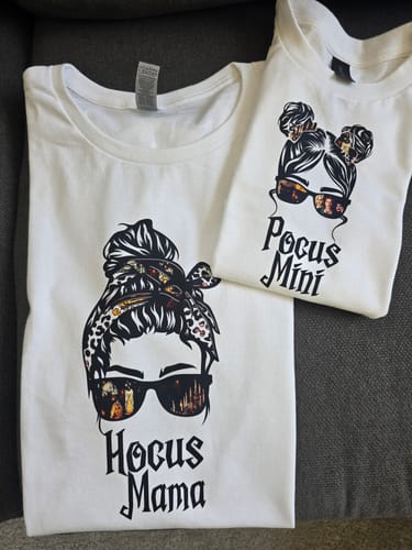 Customer photo review of HOCUS MAMA DTF Transfer