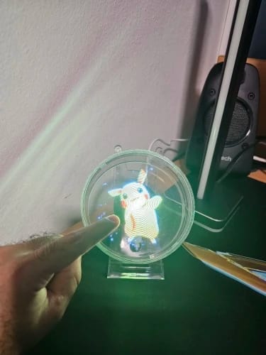 Customer photo review of LitLamp™ Holographic LED 2.0 (2024 Edition)