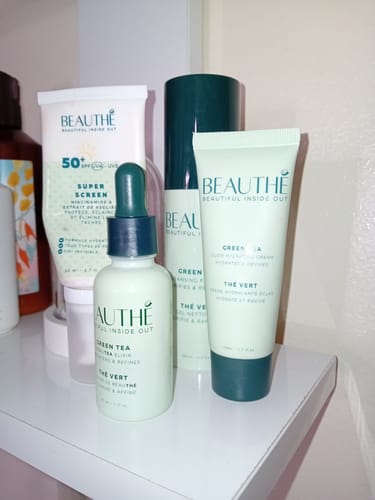 Customer photo review of Gamme Complète : SPF + Crème + Gel + Sérum (CADEAU OFFERT 🎁)