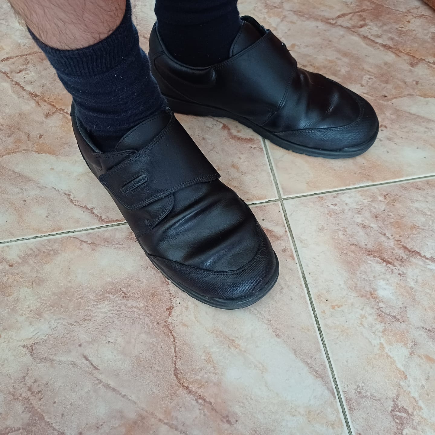 Customer photo review of Zapato colegial Titanitos para niño modelo Zeus
