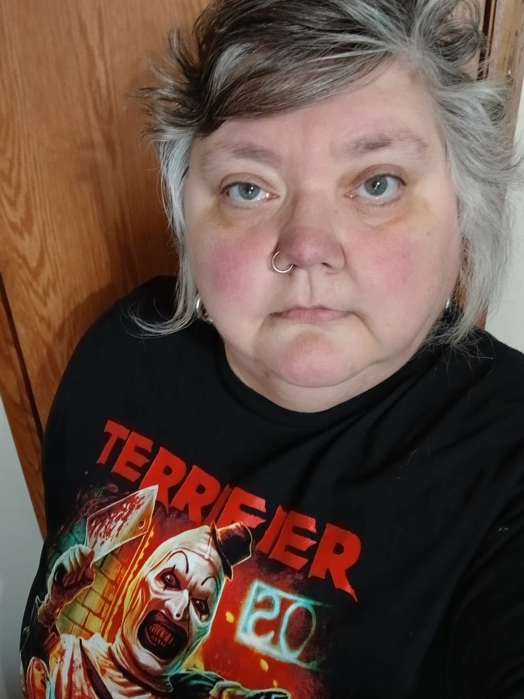 Customer photo review of Terrifier Man Of The Hour T-Shirt