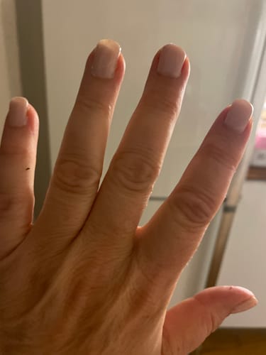 Customer photo review of Khaki Dipping Powder