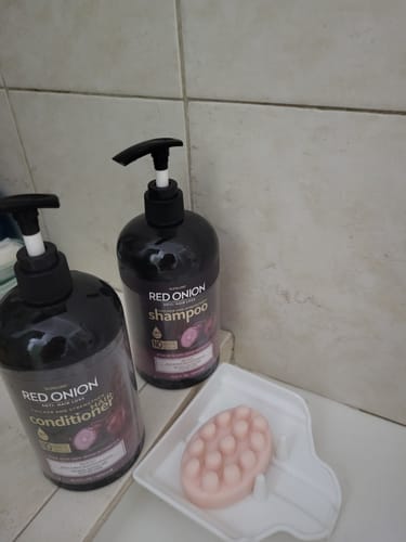 Customer photo review of Kit Para El Cuidado Del Cabello
