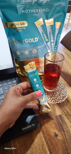 Customer photo review of BodyGOLD Collagen Peptides - 375g