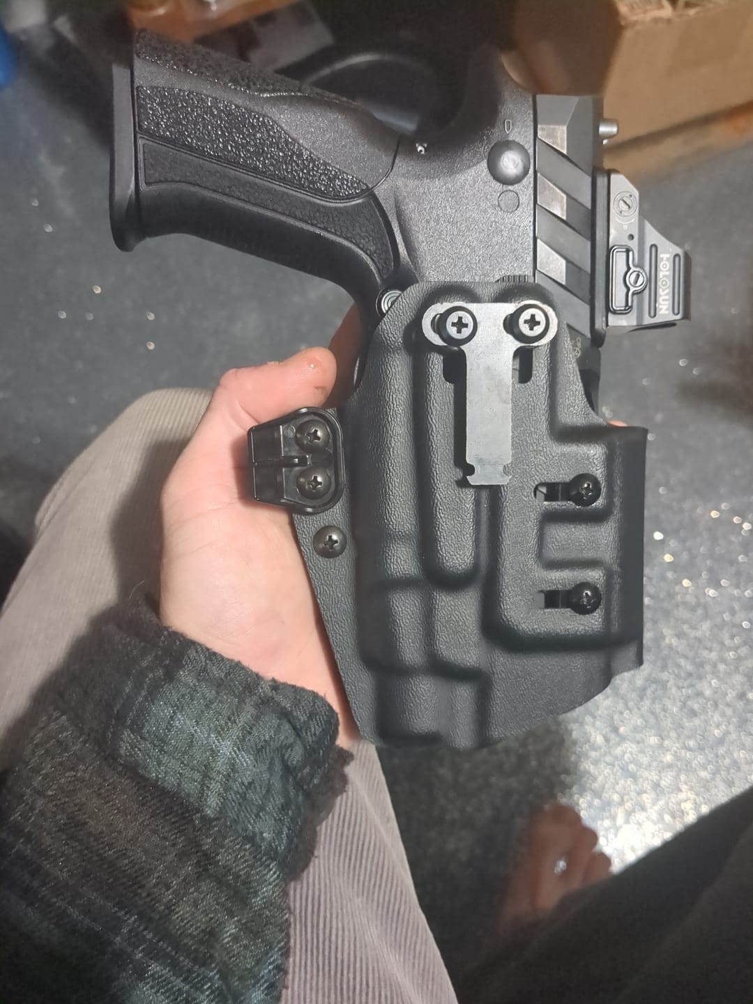 Customer photo review of Universal Light Covert IWB Holster