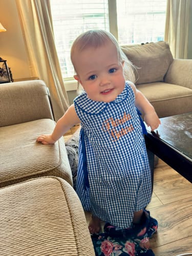 Customer photo review of Collegiate Grace Dress