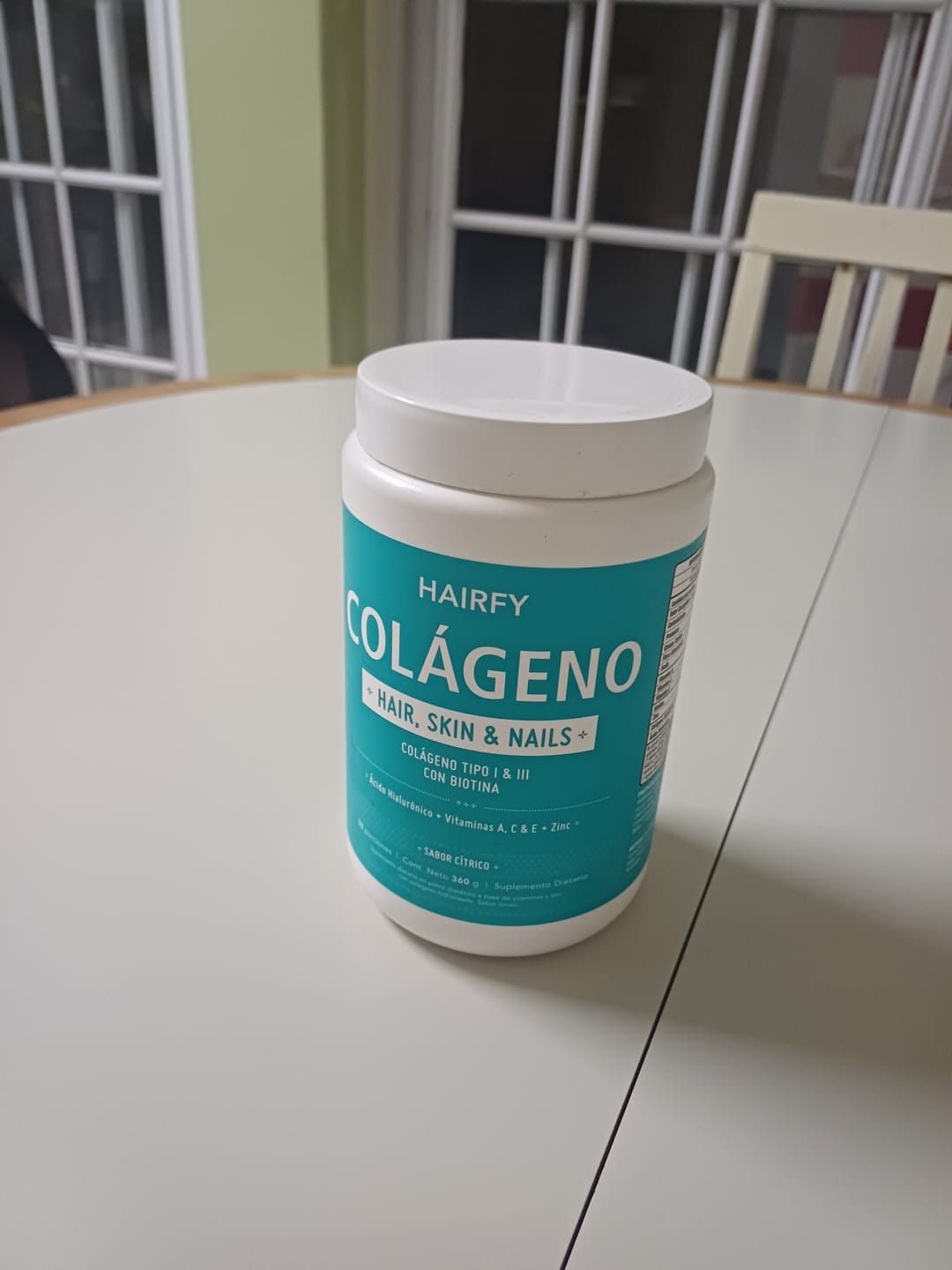 Customer photo review of Colágeno Hair, Skin & Nails