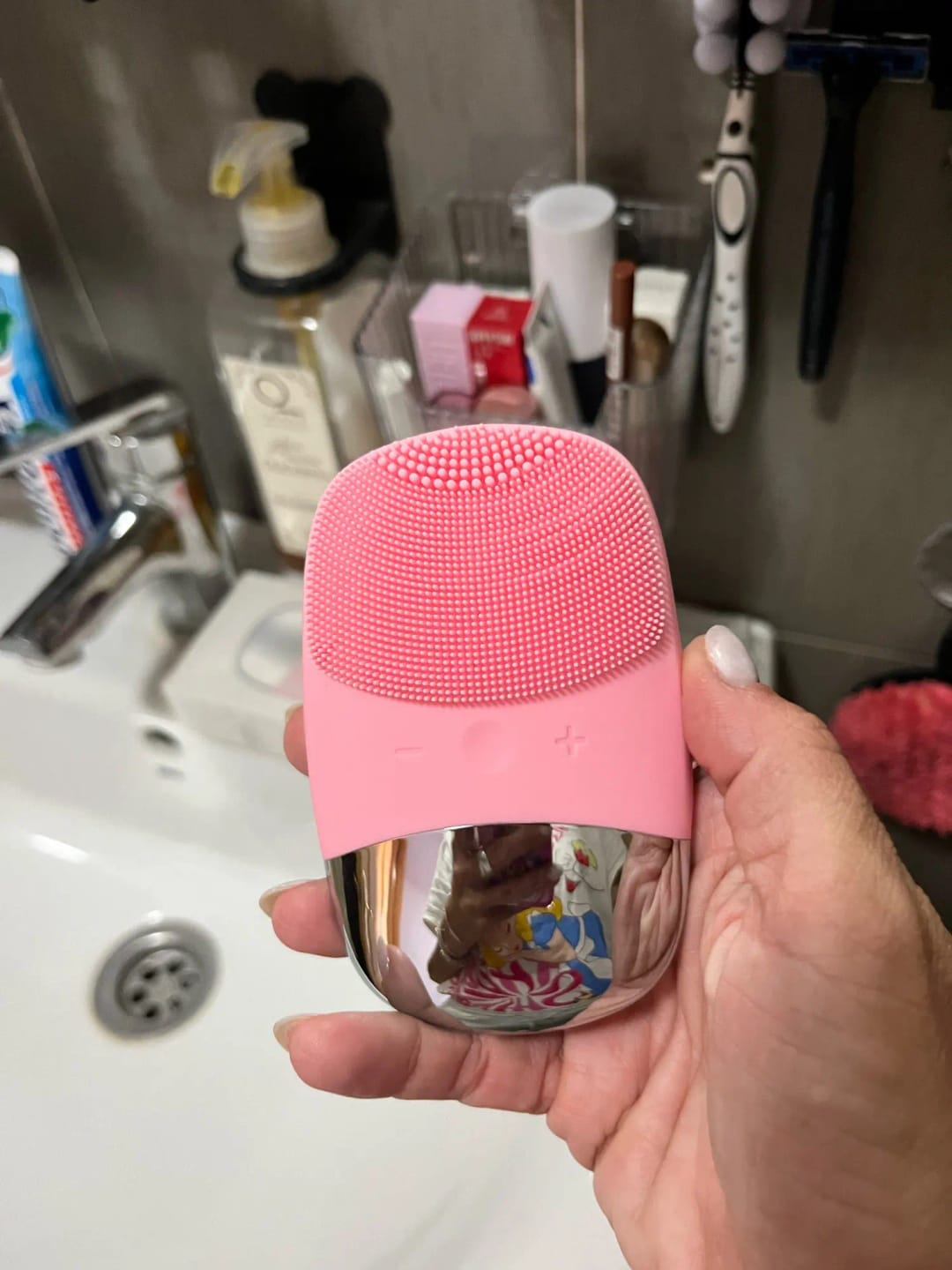 Customer photo review of Brosse Nettoyante Sonic
